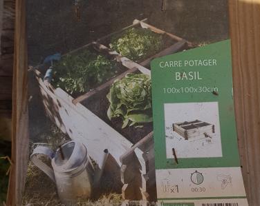 carré potager Basil carre 58€ Jardin Service Fourny Paysagiste & Espaces Verts